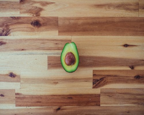 Whole and sliced Avocado